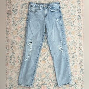 Express Light Blue Boyfriend Jeans